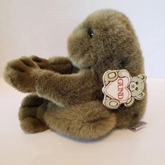 Vintage Gund 1985 Croaking Ribbit Soft Plush Frog. - Picture 3 of 6